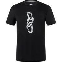 super.natural Herren Carabineri T-Shirt (Größe L, schwarz)