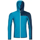 Ortovox Hoody Fleece Light Grid - Mountain Blue, S