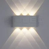 ISOLED Außenwandleuchte Aluminium 4,0 cm IP54 inkl. LED 480 lm sandweiß