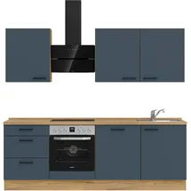 Nobilia Küchenzeile Easytouch II 240 cm blau