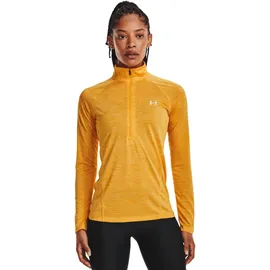 Under Armour Tech 1/2-Zip langarm Sweatshirt Damen 782 rise/metallic silver M