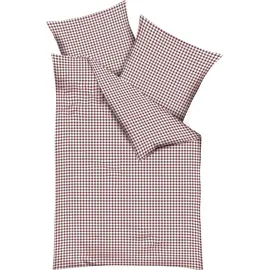 KAEPPEL Vichy Karo Rot 135 x 200 cm + 80 x 80 cm