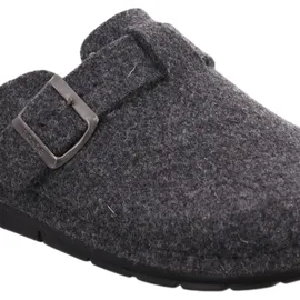 ROHDE Herren Pantoffel aus recyceltem Softfilz Riemen mit Schnalle Rodigo-H 6747, Größe:45 EU, Farbe:Grau - 45