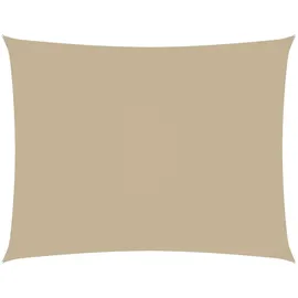 vidaXL Sonnensegel Oxford-Gewebe Rechteckig 2x3,5 m Beige