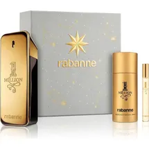 Paco Rabanne 1 Million Eau de Toilette 100 ml + Deo Spray 150 ml + Eau de Toilette 10 ml Geschenkset 3