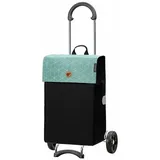 Andersen Shopper Manufraktur ANDERSEN Einkaufstrolley - Scala Shopper Vide Mint 47 L Einkaufsroller,nachhaltig,Tasche abnehmbar, klappbar, leichtgängig, leise Räder