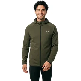 Puma Evostripe FZ Hoodie Herren Dark Olive S