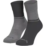 Vaude All Year Wool Socken 3er Pack Schwarz/Grau 36-38