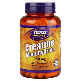 NOW Foods Creatine Monohydrate 750 mg 120 Kapseln