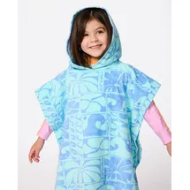Rip Curl Bademantel Surf Mixed Snap Poncho für Mädchen blau