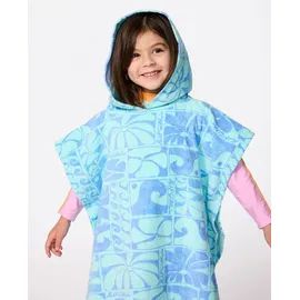 Rip Curl Bademantel Surf Mixed Snap Poncho für Mädchen blau