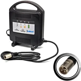 Akkuman Ladegerät mit XLR-Stecker für Bleiakkus 24 V 8 A