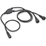 esotec Y-Verteiler 2-Pin groß für Solar Teichpumpen Akkuboxen Adapterkabel 101835