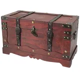 HMF 6400-150 Schatztruhe 50 x 25 x 28 cm 1-tlg. braun