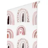 wall-art K&L Wall Art Vliestapete »Kinder Vliestapete«, Rosa Regenbogen Punkte, mehrfarbig, matt - bunt