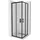Rio quadratische Duschkabine 70 x 70 Transparent Schwarz 860-070-070-70-00