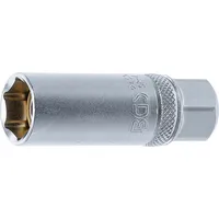 BGS Zündkerzen-Einsatz mit Magnet Sechskant 10 mm (3/8") SW 16 mm