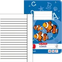 Herlitz Schulheft x.book Lineatur 9 liniert DIN A5 16 Blatt, 1 St.