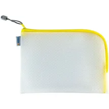 Herma Reißverschlussbeutel DIN A5 transparent/gelb, 1 St.