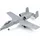 AMEWI Flugzeug A10 Thunderbolt II ARF Grau/Schwarz