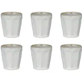 BUTLERS Espressotasse 0,07 l Weiß 6 St.