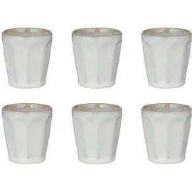 BUTLERS Espressotasse 0,07 l Weiß 6 St.