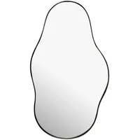 Wohnling Wandspiegel schwarz Metall