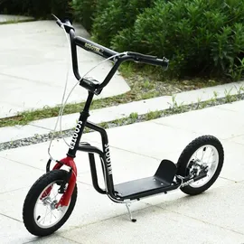 Homcom Kinderroller 12" schwarz