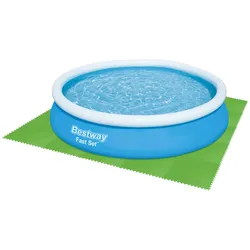 Schaumstoffmatte für ein Gartenschwimmbecken, Grün, 9 Stk. 78x78cm BESTWAY