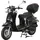 Alpha Motors Venus 50 ccm 2,99 PS 45 km/h schwarz inkl. Topcase