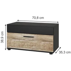 Vicco Regal Berno 70,8 x 38,9 x 38,9 cm
