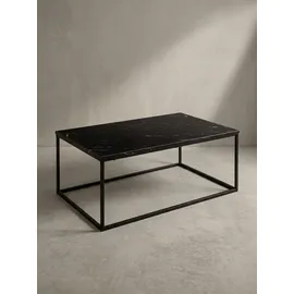 KADIMA DESIGN Marbrix Schwarz Holz 100 x 60 x 40 cm