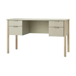 Schreibtisch  Miloo , beige , Maße (cm): B: 62,5 H: 75