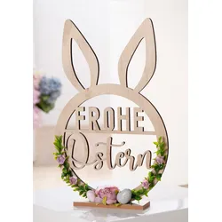 Standrelief Hase Frohe Ostern 41cm