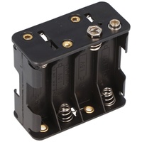 Goobay Batteriehalter für 8x Mignon mit Druckknopf für Serienschaltung