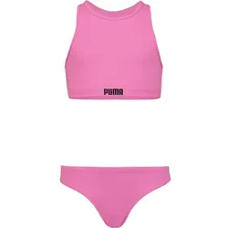 PUMA Kinder Badeanzug SWIM GIRLS RACERBACK BIKINI, opera mauve, 164