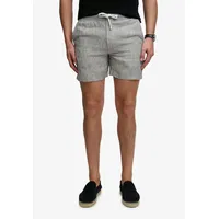 Superdry für Herren. M7110520A Shorts Merchant LINEN hellgrau L, Lässig, Leinen,