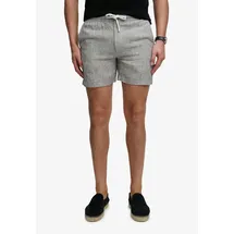 Superdry für Herren. M7110520A Shorts Merchant LINEN hellgrau L, Lässig, Leinen,