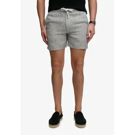 Superdry für Herren. M7110520A Shorts Merchant LINEN hellgrau L, Lässig, Leinen,