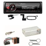 Pioneer MVH-330DAB Bluetooth DAB Einbauset für Mercedes SLK R170 W208 W210