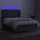 vidaXL Boxspringbett 140 x 200 cm Dunkelgrau