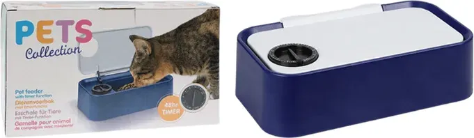 Pets Collection Haustier-Timer Futternapf Katzenfutterbehälter 24,2 x 13,8 x 7,7 cm