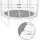 Jawinio Trampolin-Sprungtuch Schwarz 3,05 m