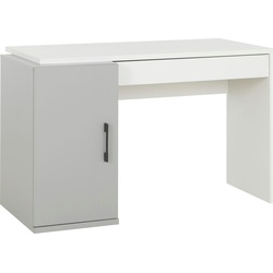 Kinderschreibtisch GAMI "UGO" Tische Gr. B/H/T: 120 cm x 76 cm x 55 cm, grau (moongrau, weiß) Büroschreibtisch Schreibtische Tisch Jugendschreibtisch, Schreibtisch