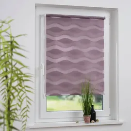 LIEDECO Doppelrollo Wave 60 x 150 cm rosa