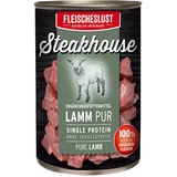 Fleischeslust-Tiernahrung Steakhouse Lamm Pur 410 g
