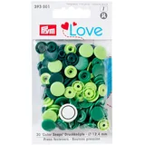 Prym Love Color Snaps", grün, Polyester, 12.4 mm cm