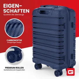 GENTOR 4-Rollen 64 cm / 68 l blau