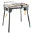 WOLFCRAFT Maschinentisch Stahl 91,5 x 86 x 70 cm Schwarz/Grau klappbar