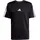adidas Essentials 3-Streifen Single Jersey Kurzarm-T-Shirt Black / White 2 XL